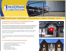 Tablet Screenshot of mckernanconstruction.co.uk